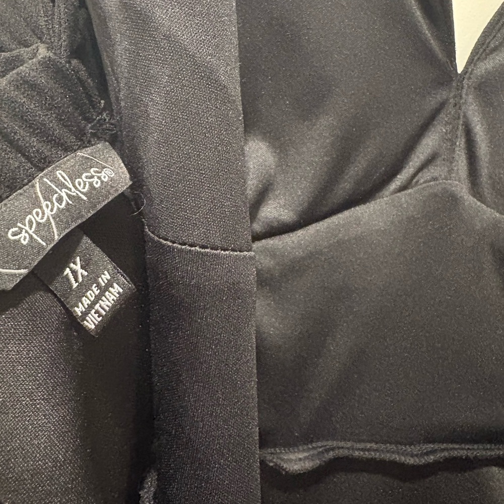 Black Hi-Lo 1X Dress - Picture 8 of 11
